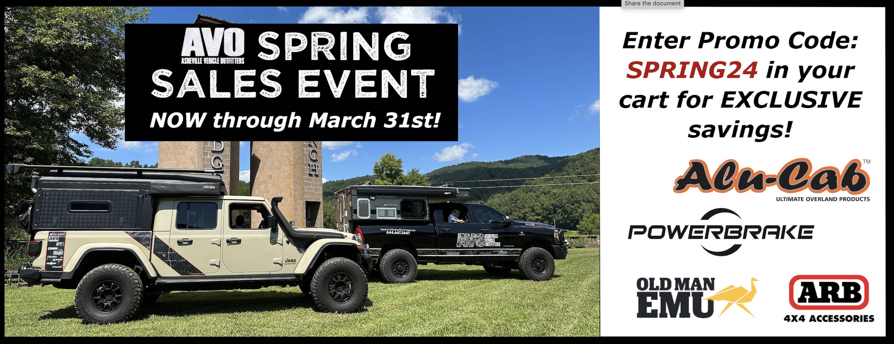 Jeep and truck shop outfitters